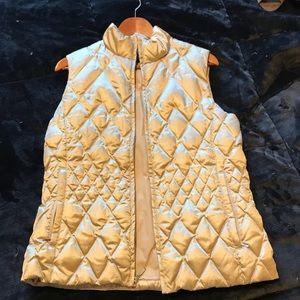 Land’s End Gold Puffer Vest